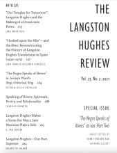 Langston Hughes review, 2021-09-01, Vol.27 (2)