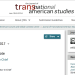 Header for the front page of the current issue of the web-based Journal of Transnational American Studies